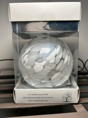 'Anniversary' Hand Painted Glass Hanging Orb The Sienna Collection